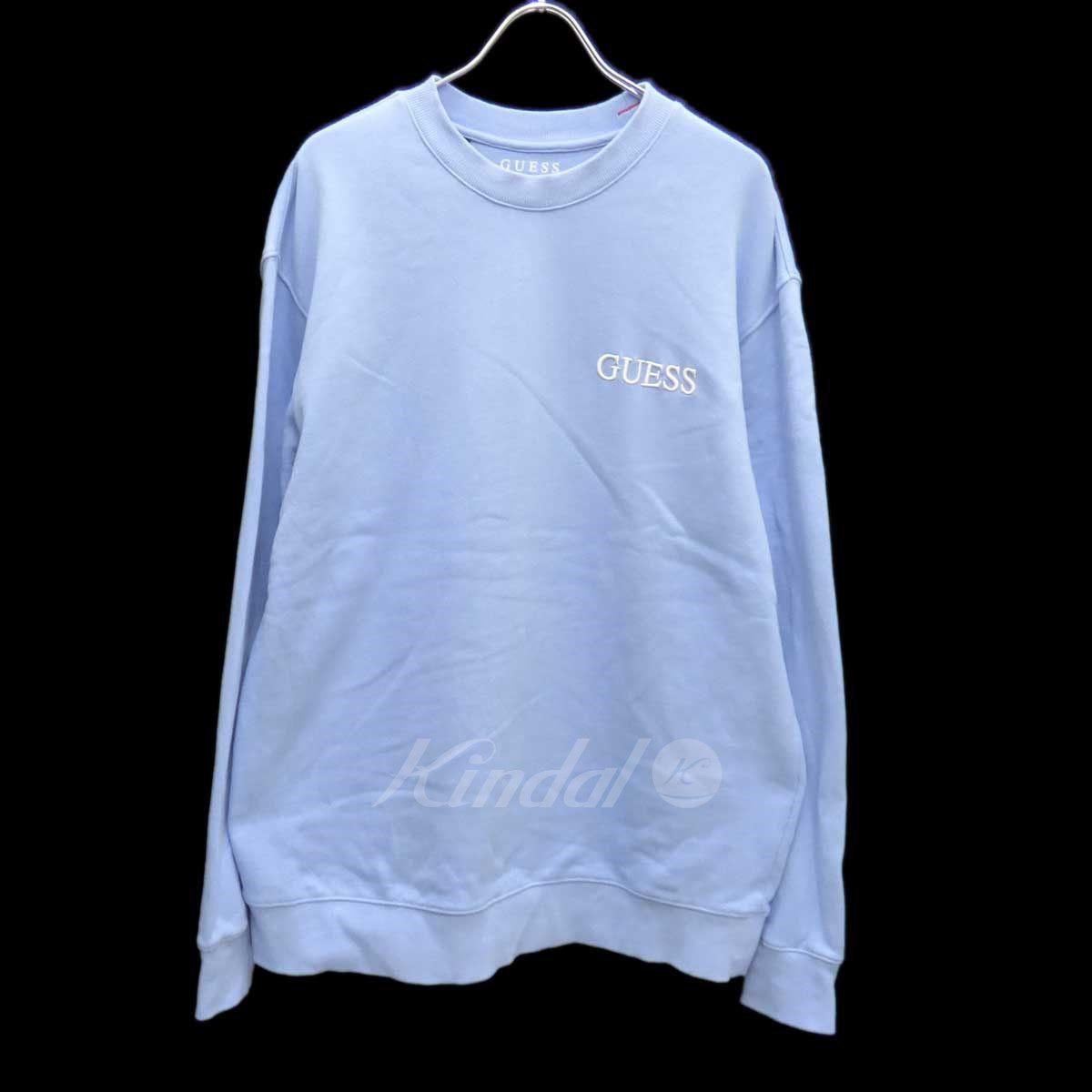 Light Blue Guess the Logo - kindal: GUESS logo sweat shirt trainer GENERATIONS collaboration