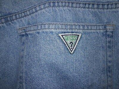 Light Blue Guess the Logo - Vintage Mens Guess Jeans Size 36 Triangle Logo Made in U.S.A Light ...