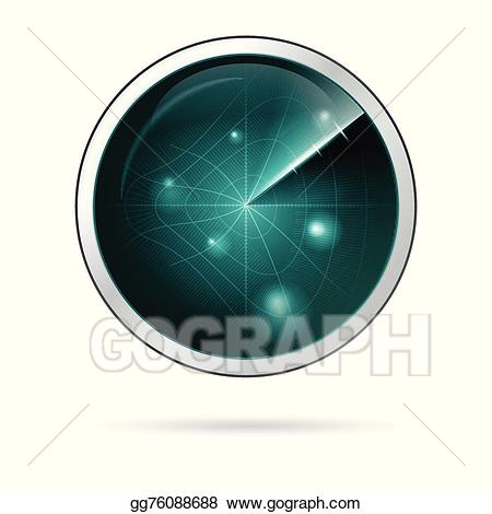 Blue Radar Vector Logo - Vector Map Sonar Zone Blue Radar Clipart & Clip Art Images #25956 ...