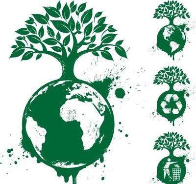 Green Earth Logo - Green Earth Logo Vector Art