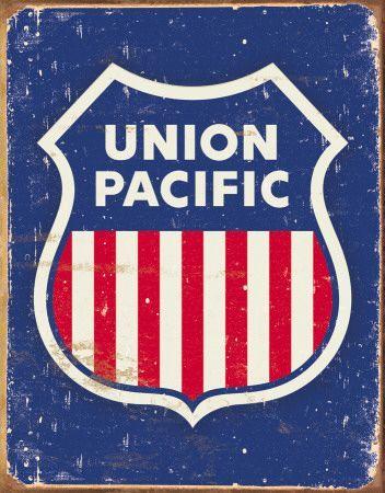 Up Railroad Logo - Union Pacific - Retro Logo | like | Union pacific railroad, Union ...