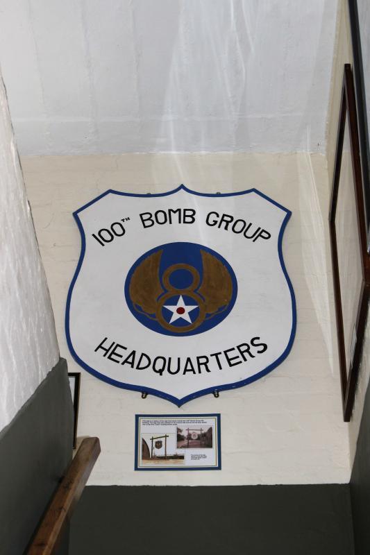 100 Bomb Logo - Headquarters (100th Bomb Group). American Air Museum in Britain