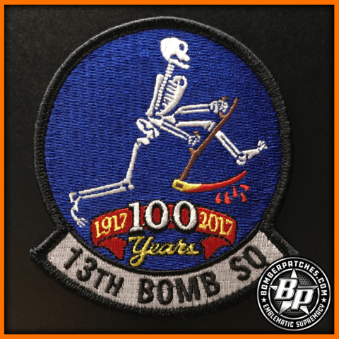 100 Bomb Logo - 13TH BOMB SQUADRON 100TH ANNIVERSARY PATCH, B-2 SPIRIT, WHITEMAN AFB ...