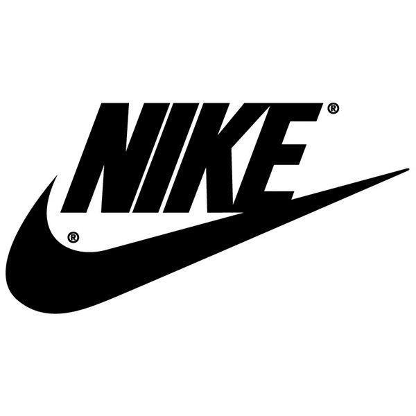 Black Swoosh Logo - Original Nike Logo | Nike Swoosh Logos ❤ liked on Polyvore ...
