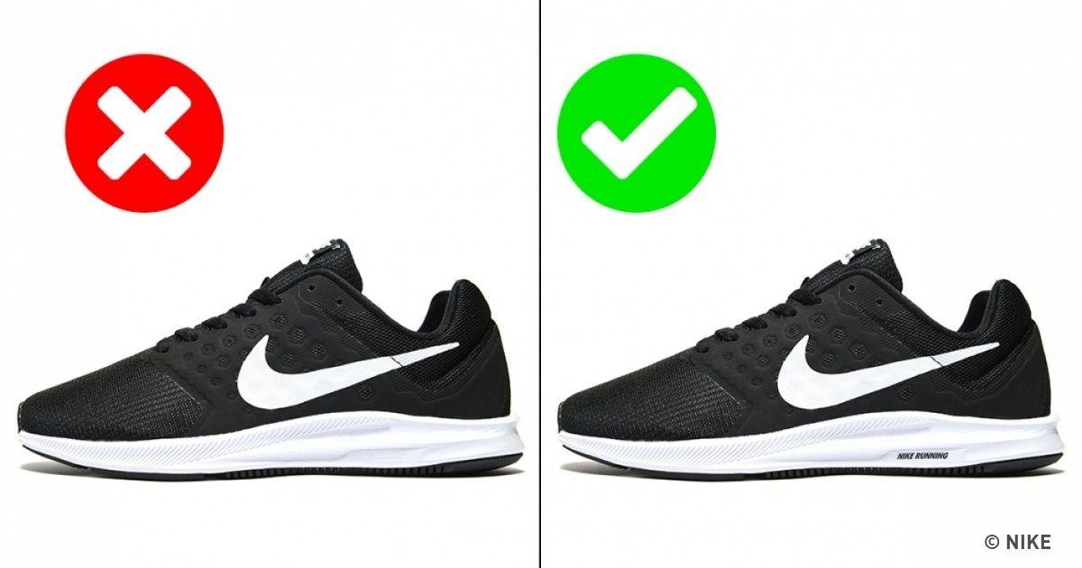 Original Nike Logo - Signs That Will Help You Tell the Difference Between a Fake