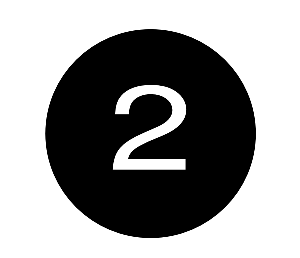Two Black Circle Logo - Number Two Clip Art at Clker.com - vector clip art online, royalty ...
