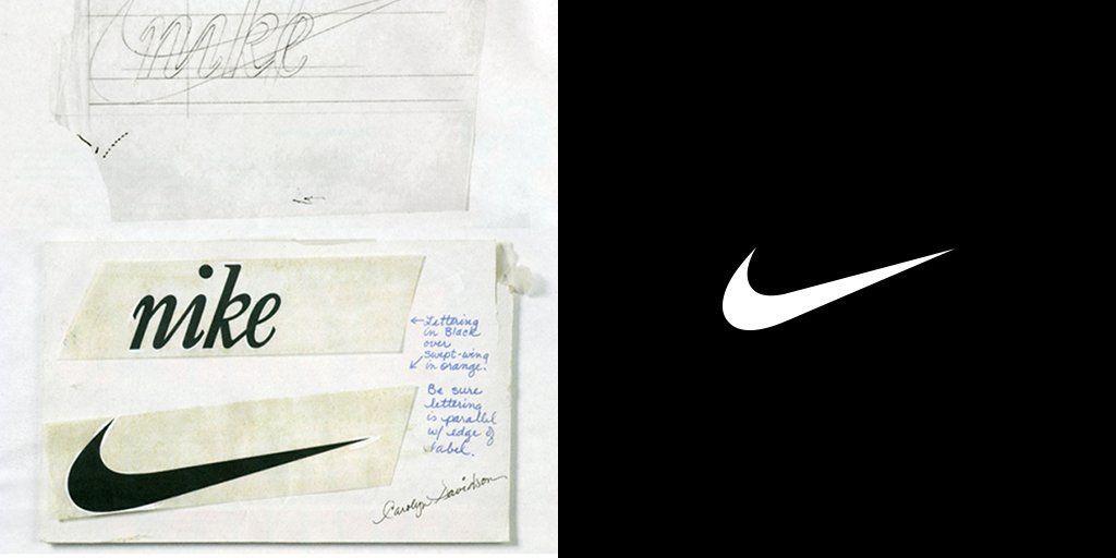 Original Nike Logo - Milanote: the original Nike logo Carolyn Davidson