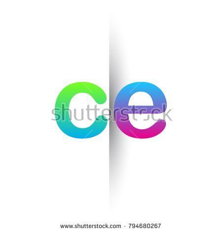 That Blue and Green Logo - Initial Letter AB Lowercase Logo green, pink and Blue, Modern