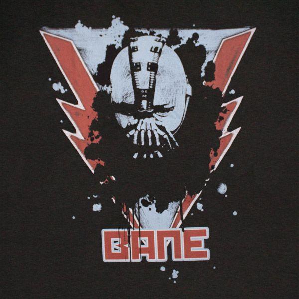 Bane Logo - Dark Knight Rises Batman Bane Lightning T Shirt