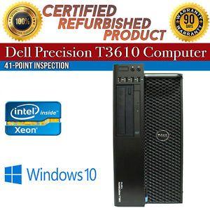 Xeon 5000 Logo - Dell Precision T3610 Intel Xeon 16 GB RAM 1 TB HDD Win 10 USB NVIDIA ...