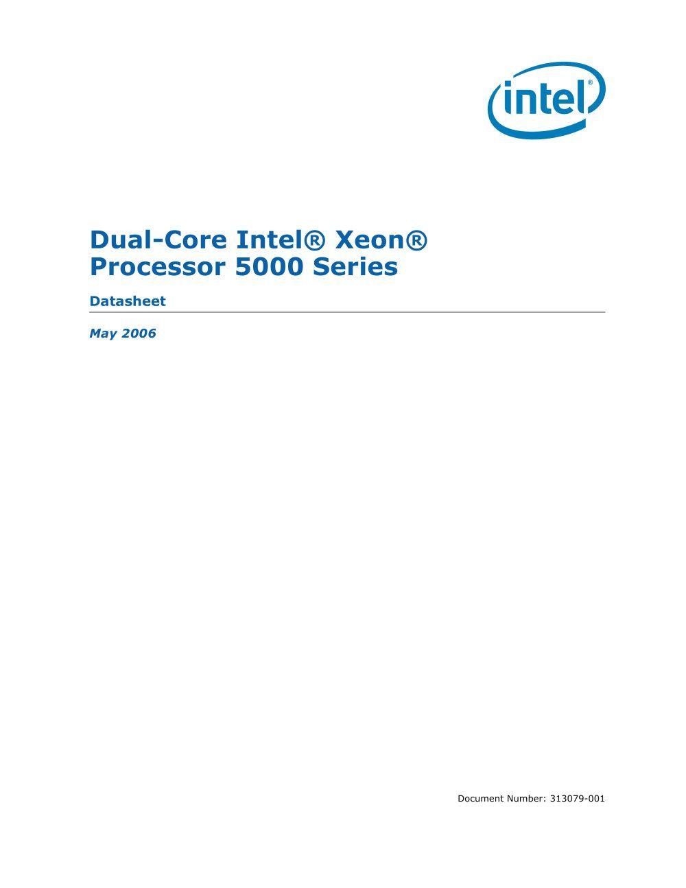 Xeon 5000 Logo - Intel® Xeon® Processor 5000 Series Datasheet Catalogs