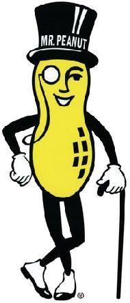 Planters Logo - Mr. Peanut, logo for Planter's Peanuts, created in 1916. | Oh the ...