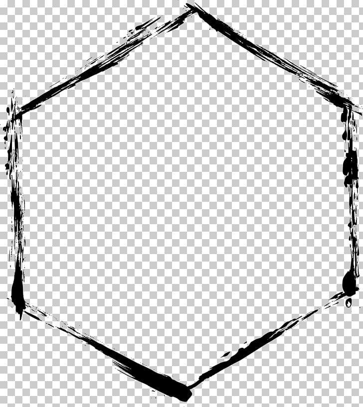 Black Hexagon Circle Logo - Hexagon , circle frame, octagonal shaped illustration PNG clipart ...