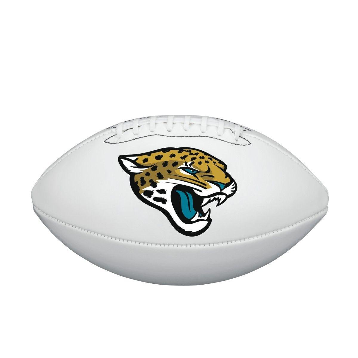 Jaguars Football Team Logo - NFL TEAM LOGO AUTOGRAPH FOOTBALL - OFFICIAL, JACKSONVILLE JAGUARS ...