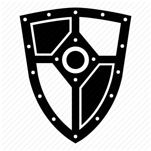 Armor Shield Logo - Defence, defense, heater, kite, medieval, renaissance, shield icon