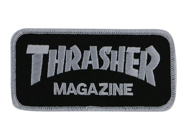 Thrasher Mag Logo - Thrasher Mag Logo Patch Black Sheep Skate Shop