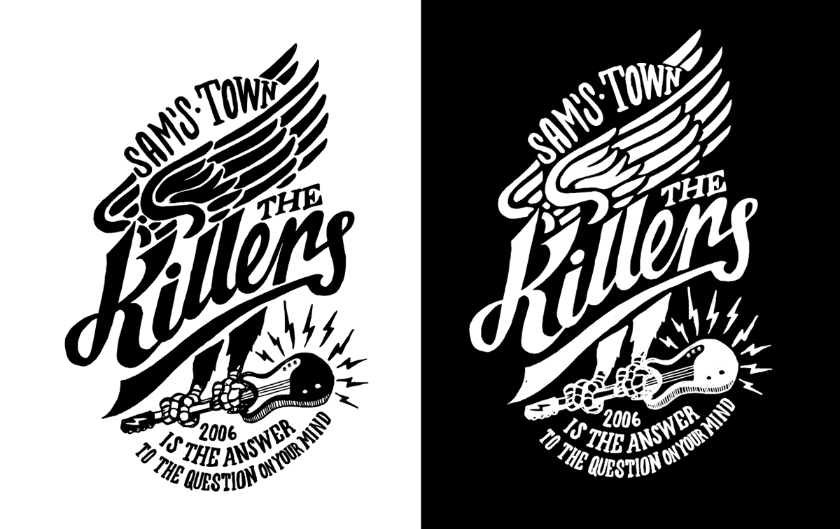 Sam's Town Logo - The Killers • Official Sam's Town T Shirt Design on Behance
