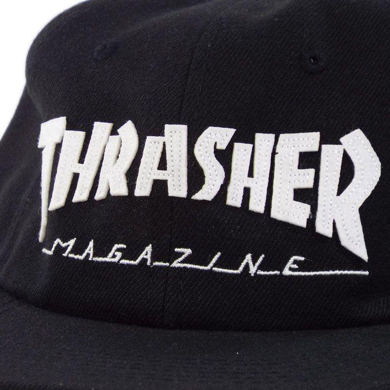 Thrasher Mag Logo - Thrasher Mag Logo Felt Snapback Hat - Black - Detroit City ...