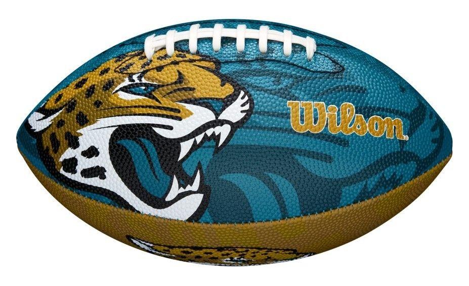 Jaguars Football Team Logo - Wilson NFL JR Team Logo Football Jaguars | American Football Shop ...
