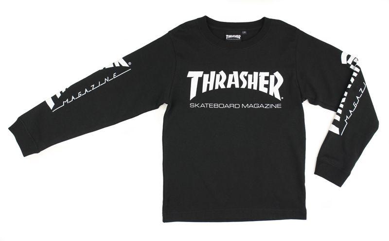 Thrasher Mag Logo - PICADOR: THRASHER MAG LOGO L/S T-shirt (110-160) | Rakuten Global Market