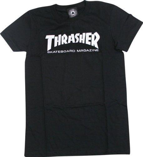 Thrasher Mag Logo - Amazon.com : Thrasher Mag Logo Girls T-Shirt [Large] Black : Sports ...