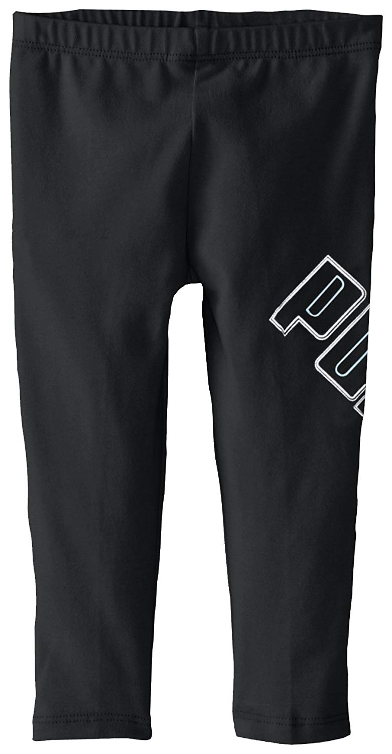 Forever Faster Puma Logo - Amazon.com: PUMA Baby Girls' Forever Faster Solid Legging: Clothing