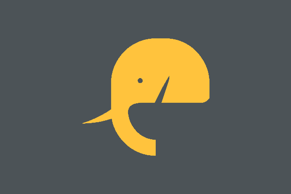 Yellow Elephant Logo - Elephant Logo Design Template