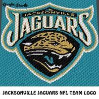 Jaguars Football Team Logo - Jacksonville Jaguars Florida NFL Football Team Logo crochet graphgan ...