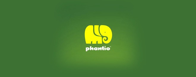 Yellow Elephant Logo - creative elephant logo