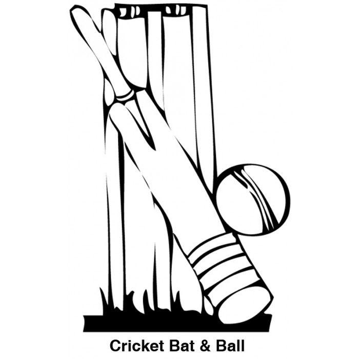 Bat and Ball Logo - Cricket Bat and Ball Image