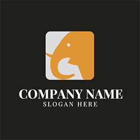 Yellow Elephant Logo - Free Elephant Logo Designs. DesignEvo Logo Maker