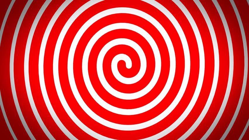 Red White Circle Swirl Logo - Red White Rotating Spiral. Stock Footage Video (100% Royalty-free ...