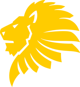 Yellow Lion Logo - Gold Lion Head Clip Art at Clker.com - vector clip art online ...