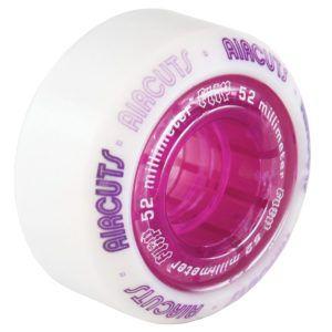 Red and White Swirl Logo - Ricta Clouds Skateboard Wheels 52mm Red White Swirl Wave