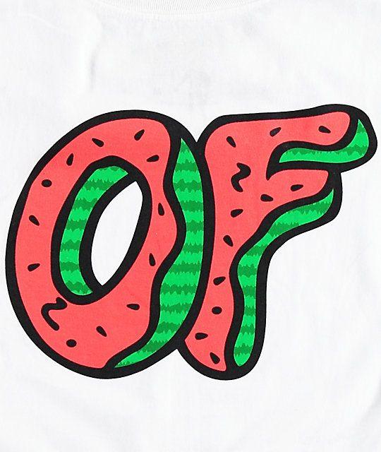 Odd Future Watermelon Logo - Odd Future OF Watermelon Donut T Shirt