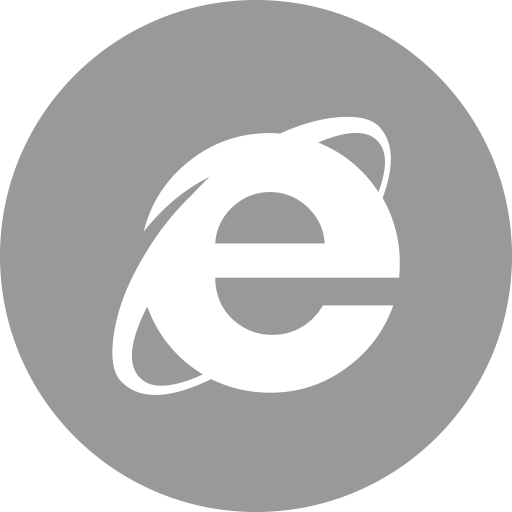 Black Internet Logo - Explorer, microsoft, Browser, internet icon