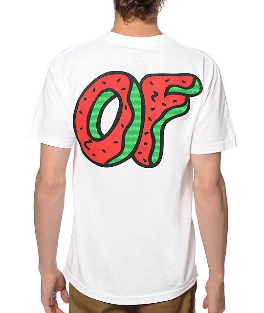 Odd Future Watermelon Logo - Odd Future OF Watermelon Donut T-Shirt