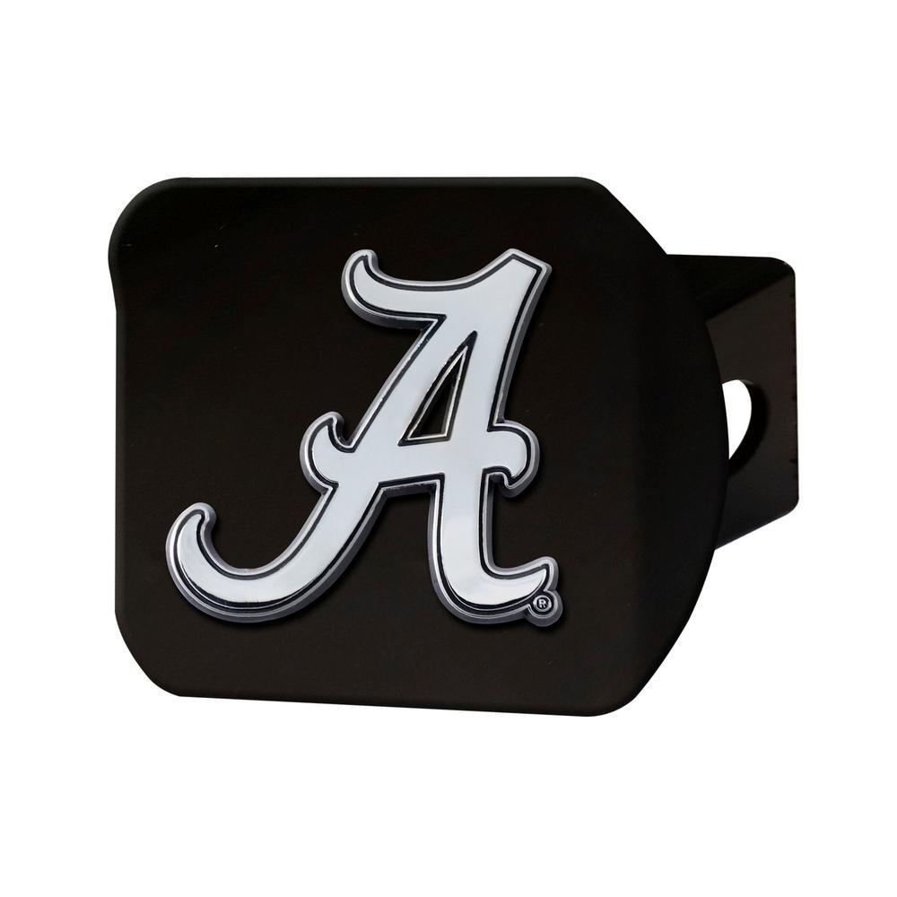 Black Internet Logo - FANMATS NCAA University of Alabama Class III Black Hitch Cover with ...