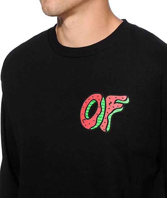 Odd Future Watermelon Logo - Odd Future OF Watermelon Long Sleeve T-Shirt | Zumiez