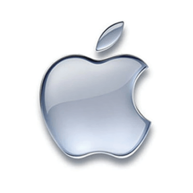 Red and Green Apple Logo - theBrainFever