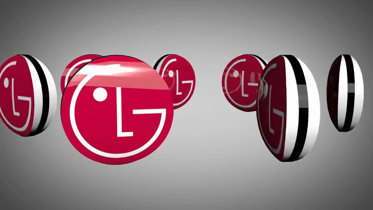 Red LG Logo - 3D logo LG - YouTube