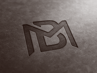 BM Logo - BM Monogram Leather Look | visiting card | Pinterest | Logo design ...