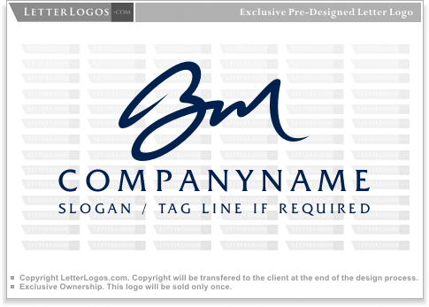 BM Logo - LetterLogos.com - Letter BM Logo ( b-logo-27 )