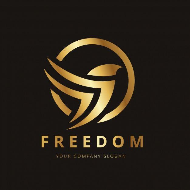 Gold Bird Logo - Golden bird logo design Vector | Free Download