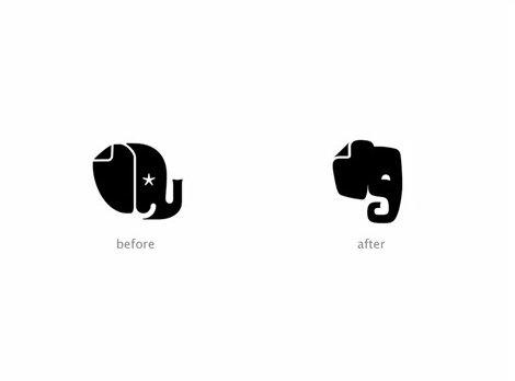 Elephant Brand Logo - The Evernote Logo & Icon - Brand Identity Process