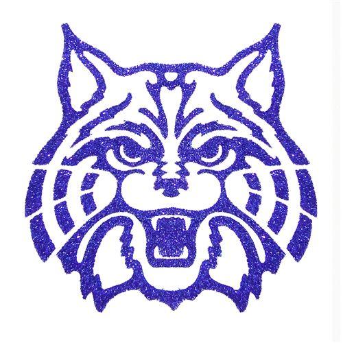 U of a Wildcats Logo - Temporary Tattoo: Arizona Wildcats - Glitter Navy | University of ...