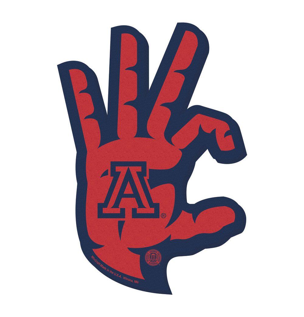 U of a Wildcats Logo - Arizona Wildcats 'WC' Foam Spirit Hand. University of Arizona