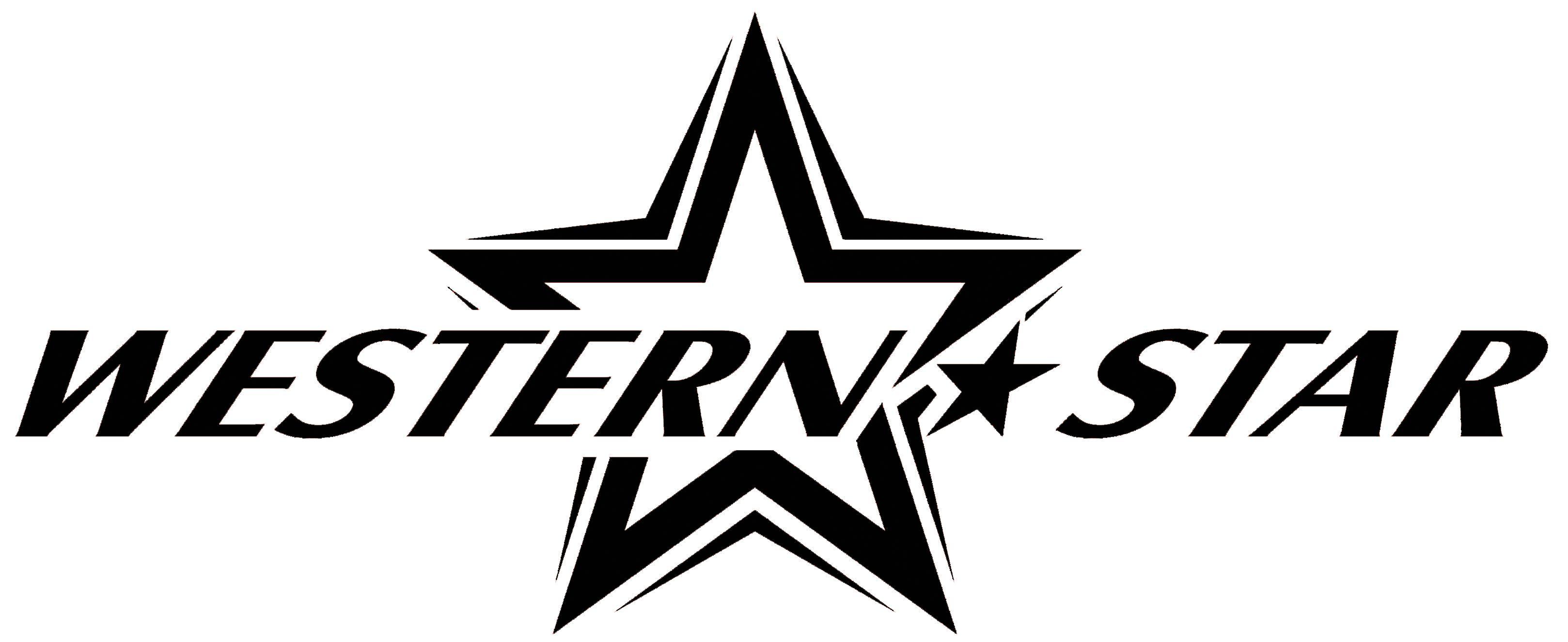 Black and White Western Star Logo - Western Star Souvenir LLC