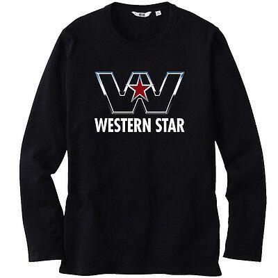Black and White Western Star Logo - WESTERN STAR LOGO Black Custom Tractor Air Brake Dash Knob