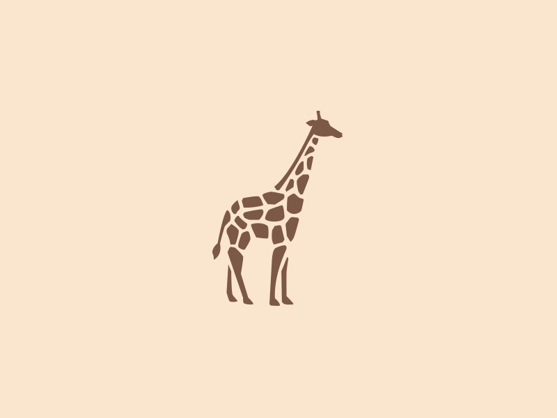 Giraffe Logo - Giraffe logo by Damian Patkowski | Dribbble | Dribbble